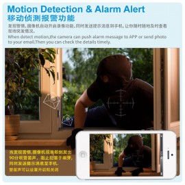 Wireless surveillance WiFi webcam waterproof infrared hd night vision mobile phone remote home IP Camera A model