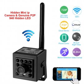 Super Mini HD 720P Wireless WiFi IP Camera Night Vision Plug and Play