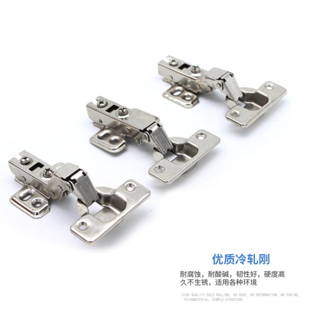 Left steel high grade hydraulic shallow cup hinge damping mute cabinet door hinge open end good adjustment pipe hinge 661 middle bend
