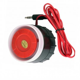 Mini small alarm alarm alarm exquisite compact alarm alarm cable alarm white