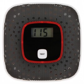 LCD CO Carbon Monoxide Gas Alarm Sensor Poisoning Smoke Gas Tester  Human Voice Warning Detector For Alarm System