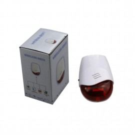 Supply household wireless acousto-optic alarm 433/315 acousto-optic alarm signal 220V alarm light anti-theft alarm white