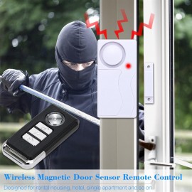 Wireless Magnetic Door Sensor Remote Control Home House Window Detector Security Alarm
