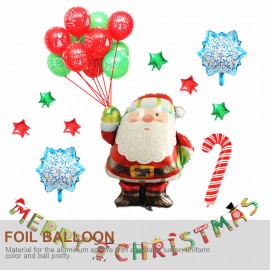 Christmas Balloon Santa Claus Foil Balloon Set