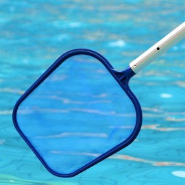 Swimming Pool Spa Pond Leaf Skimmer Mesh Sturdy Plastic Frame Head Surface Net